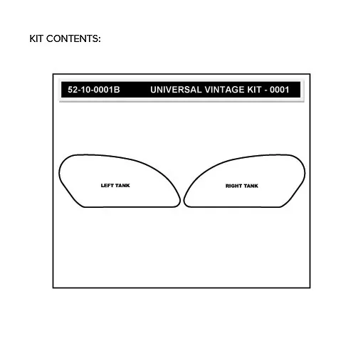 Stompgrip Traction Pad Volcano für Honda FTR223 00-03 Schwarz