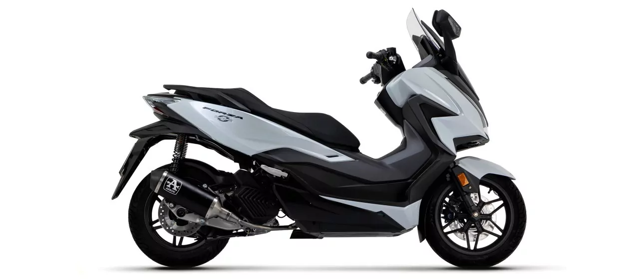 Arrow Urban Aluminium Schwarz Honda Forza 125 21-23