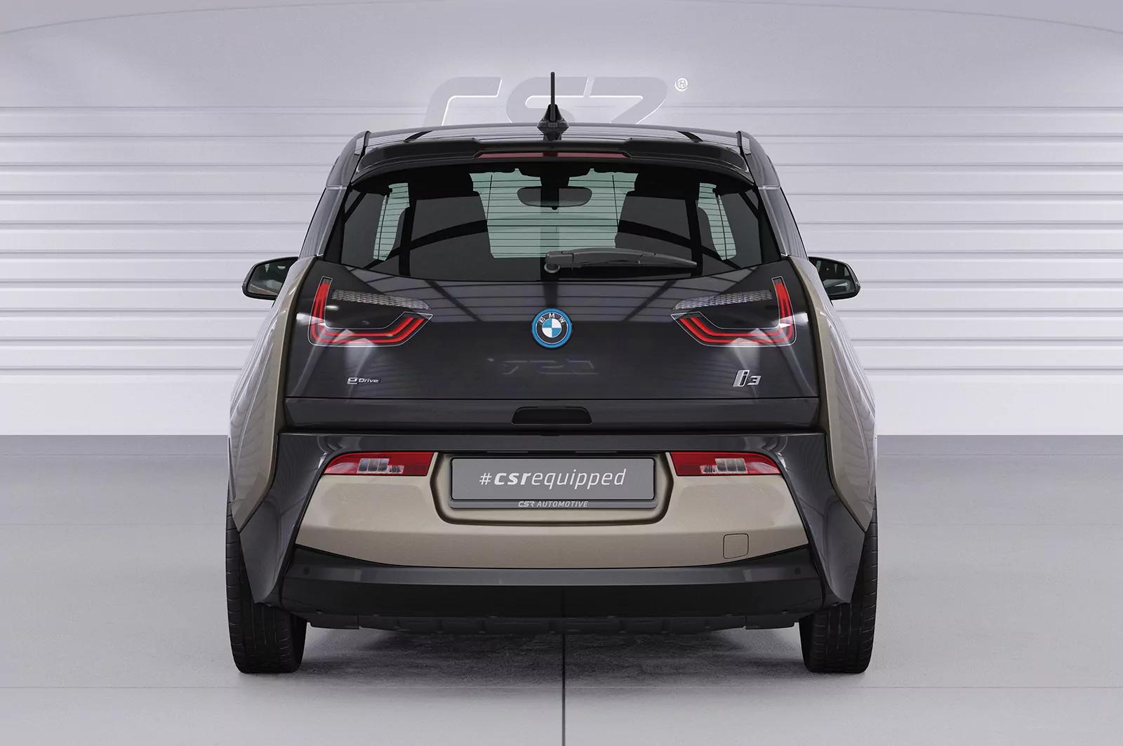 Heckflügel mit ABE für BMW i3 HF945 Schwarz Strukturiert