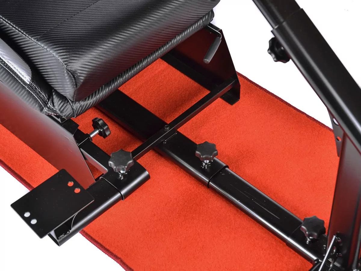 FK Schutzmatte Teppich rot für Rennsimulator Gamesitze