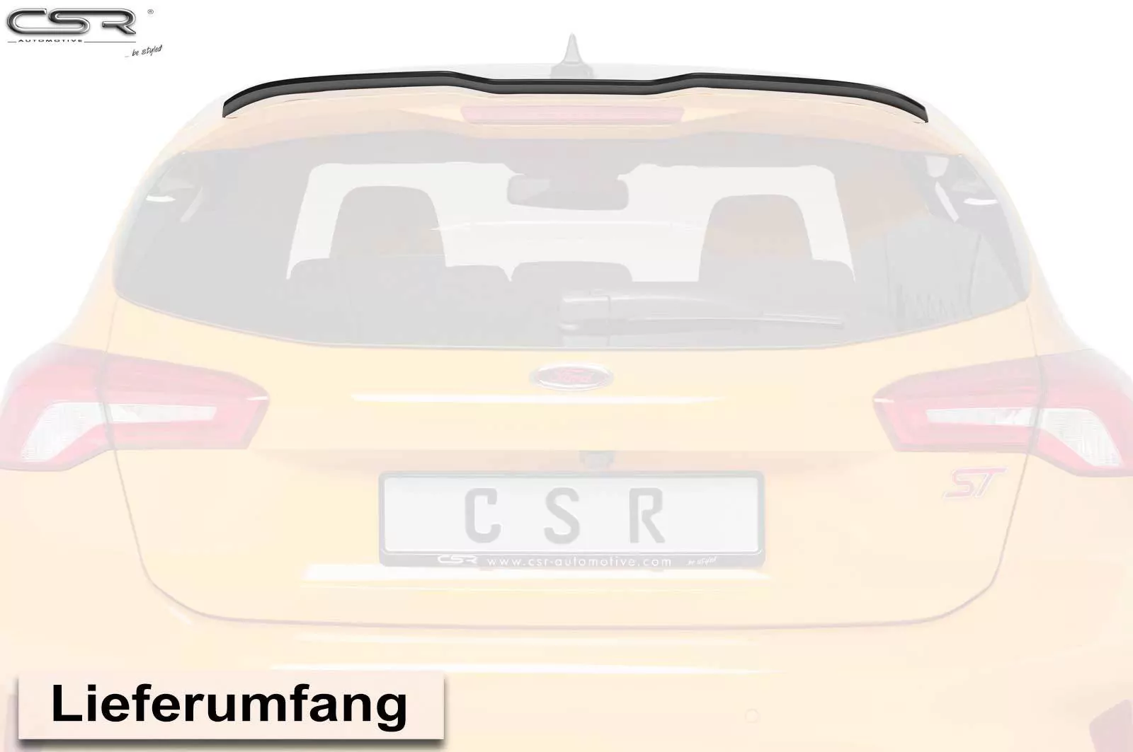 Heckflügel mit ABE für Ford Focus MK4 ST HF713-M Carbon Look (matt)