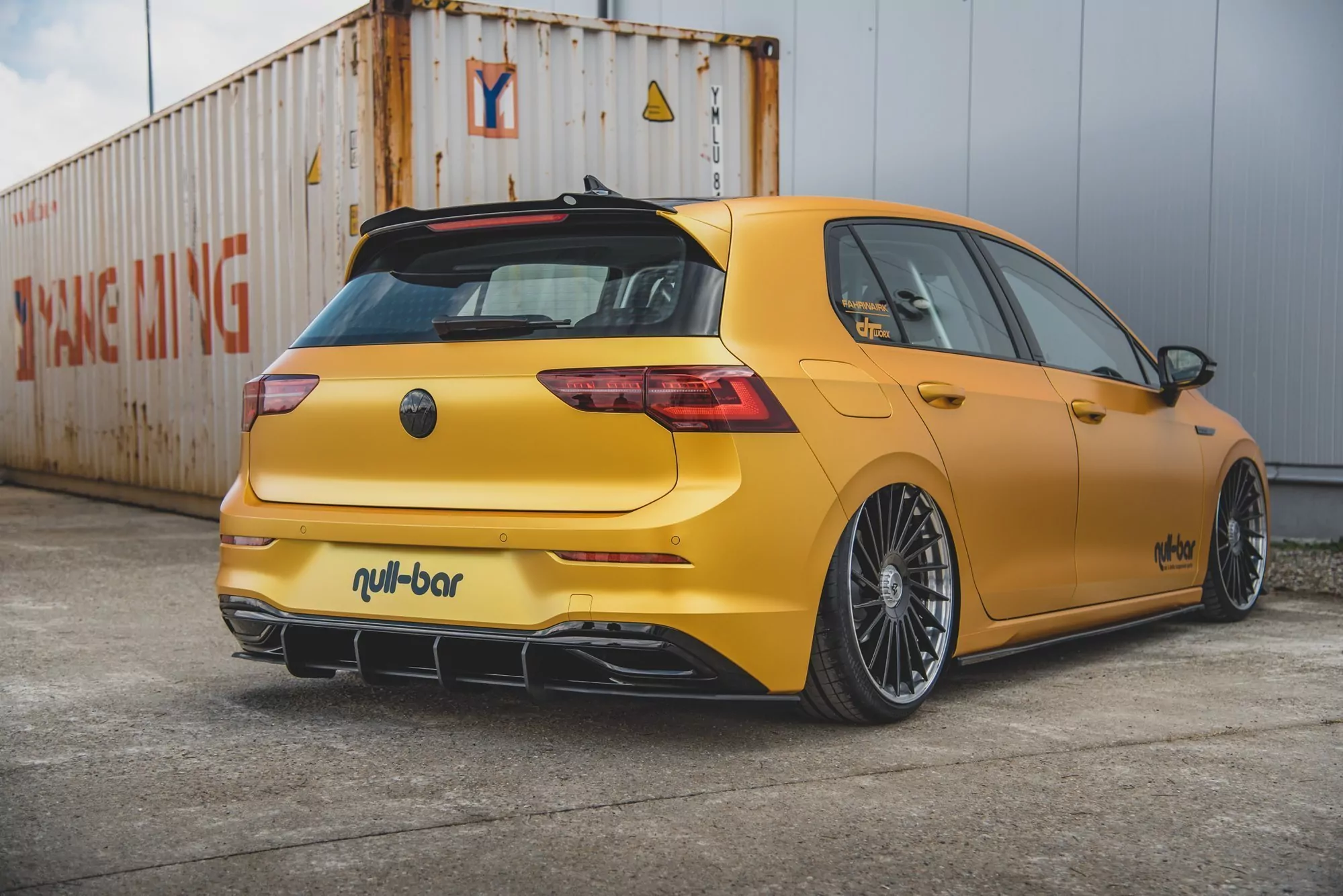 Robuster Heck Ansatz Flaps Diffusor Passend Für Diffusor V.1 Passend Für VW Golf 8