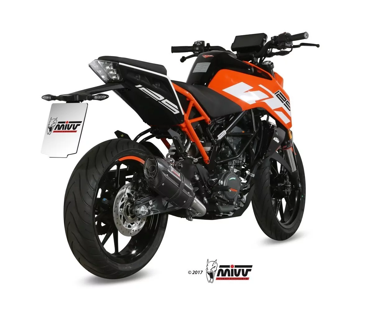 MIVV Suono Black Steel KTM Duke 125-390, RC 125-390 17-20