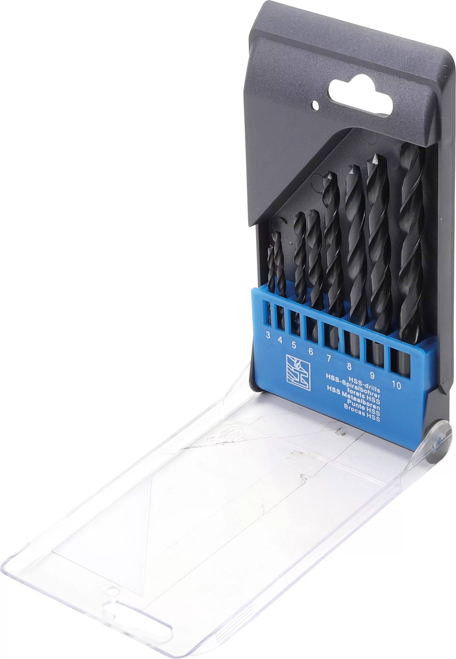 HSS-Spiralbohrer-Satz | 3 - 10 mm | 8-tlg.