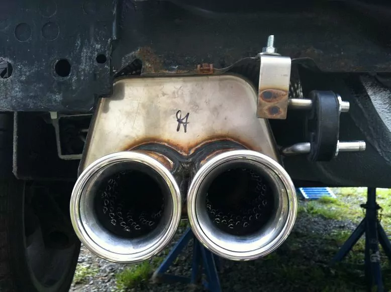 Renault Clio II B  Endschalldämpfer - 2x80 Typ 13