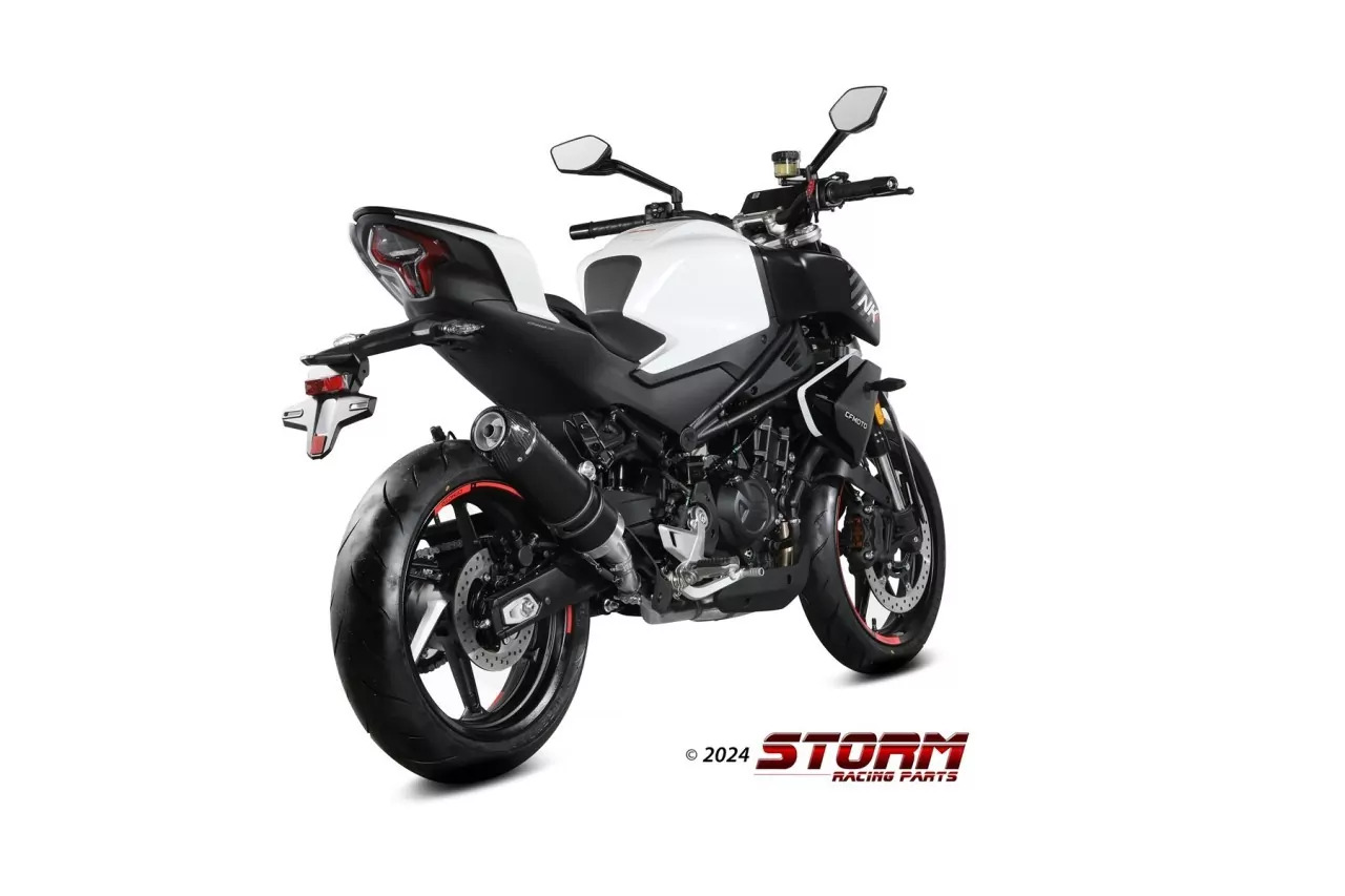 STORM By MIVV GP-C Edelstahl Schwarz CF MOTO 450NK 23-24
