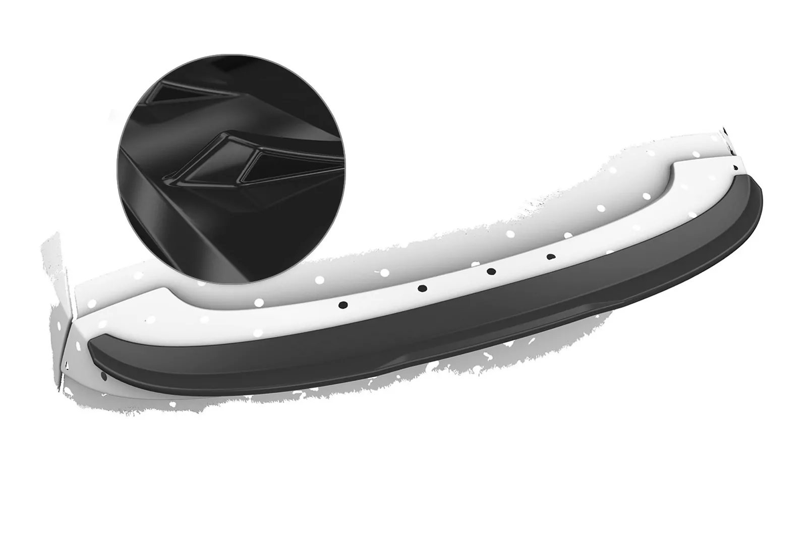 Heckflügel mit ABE für Renault Megane II RS Glossy (schwarz hochglanz)