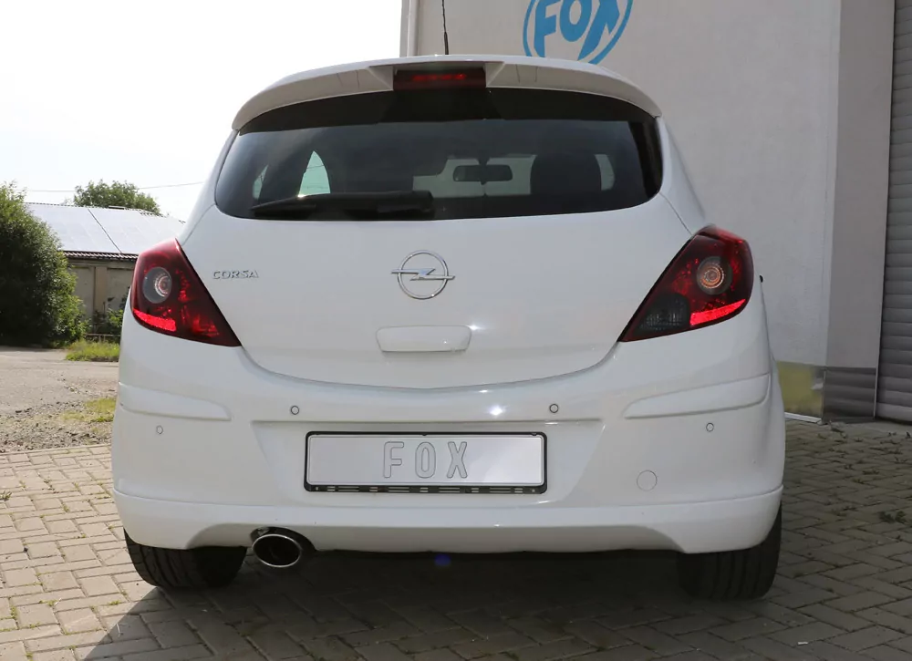 Opel Corsa D - Sportheck und OPC Line  Endschalldämpfer - 115x85 Typ 32