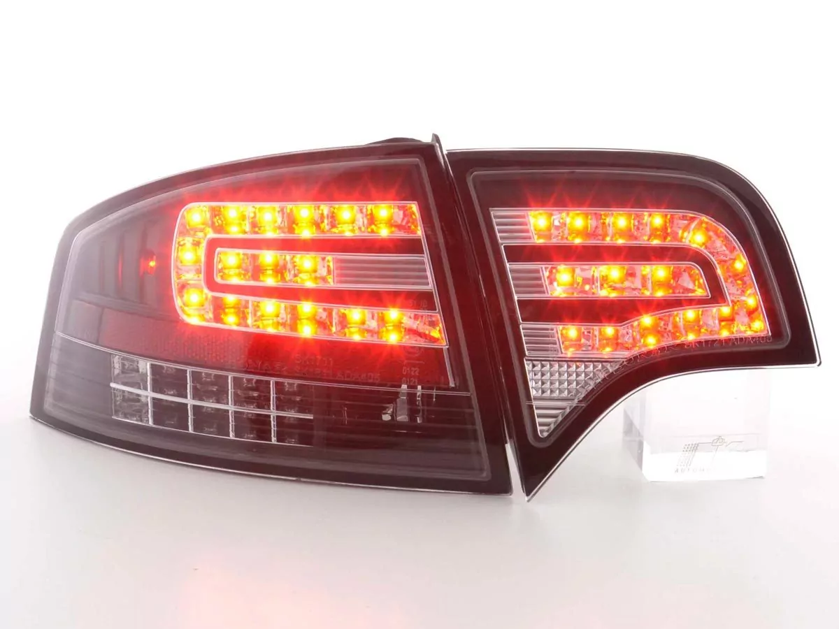 LED Rückleuchten Set Audi A4 Limousine Typ 8E Bj. 04-07 schwarz