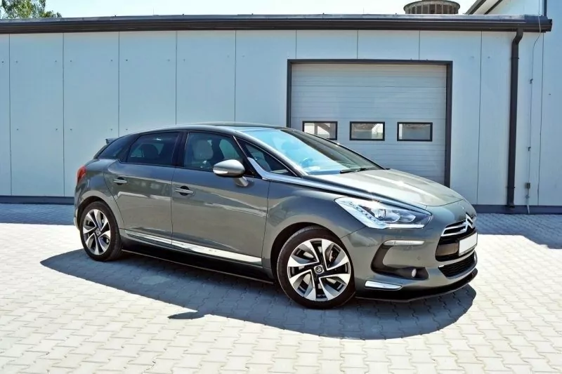Seitenschweller Ansatz Passend Für Passend Für CITROEN DS5 FL, Vor FL Schwarz Hochglanz Schwarz Hochglanz