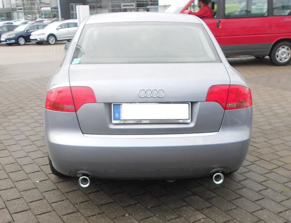 Audi A4 Typ B7 Diesel  Endschalldämpfer rechts/links - 1x76 Typ 13 rechts/links