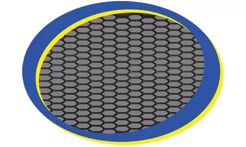 RDX Kunststoffgitter schwarz 150 x 30 cm Racegitter Gitter