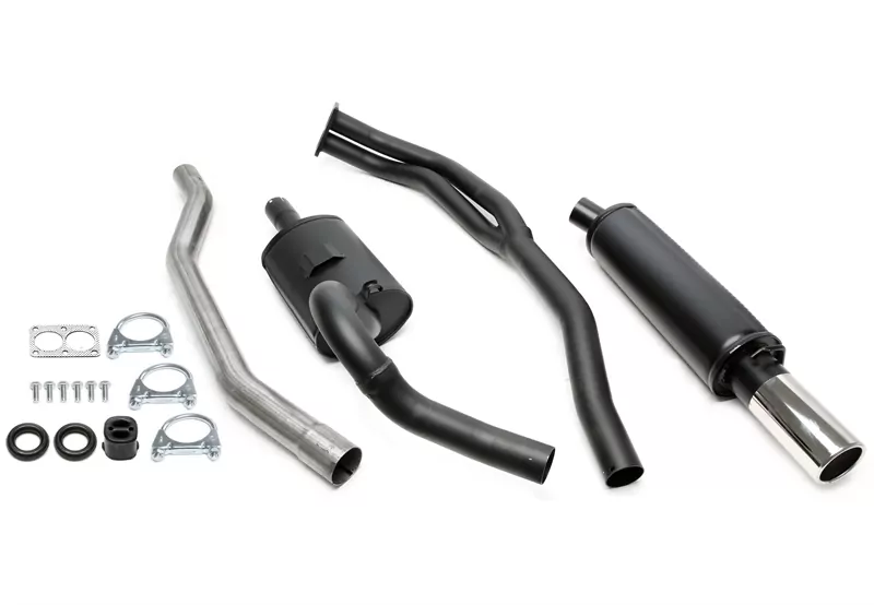 TA Technix Sportauspuffanlage 1x80mm passend für Opel Kadett C Coupe GT/E