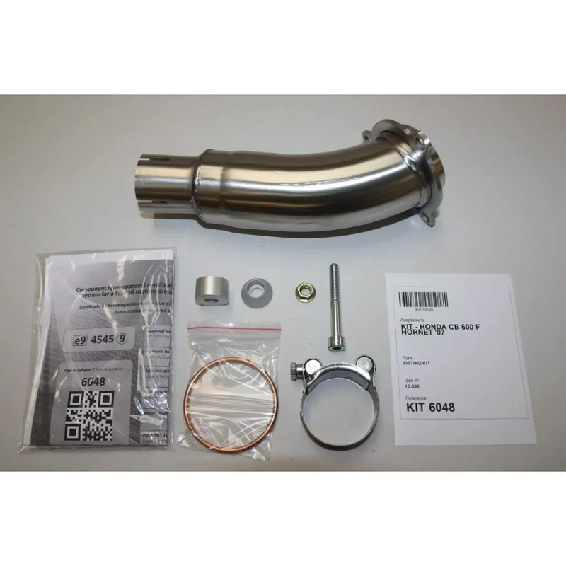 IXIL Hexoval Xtrem Silencer Stainless Steel Black / Aluminium Black - Honda CB600F-S Hornet - OH6048VSE