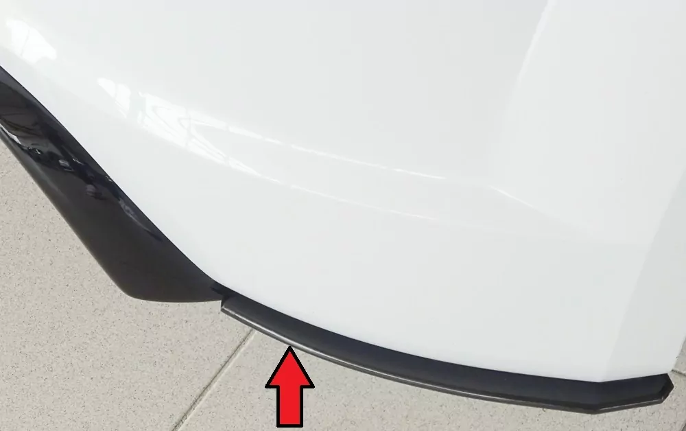Rieger Heckschürzenansatz seitlich rechts für Audi TT (8J-FV/8S) | Coupé 07.14-08.18 (bis Facelift) nur für orig. Heckschürze, inkl. TTS