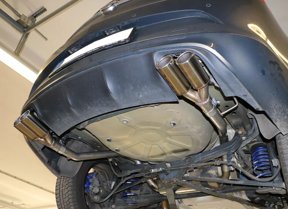 Opel Cascada  Endschalldämpfer quer Ausgang rechts/links - 2x76 Typ 12 rechts/links