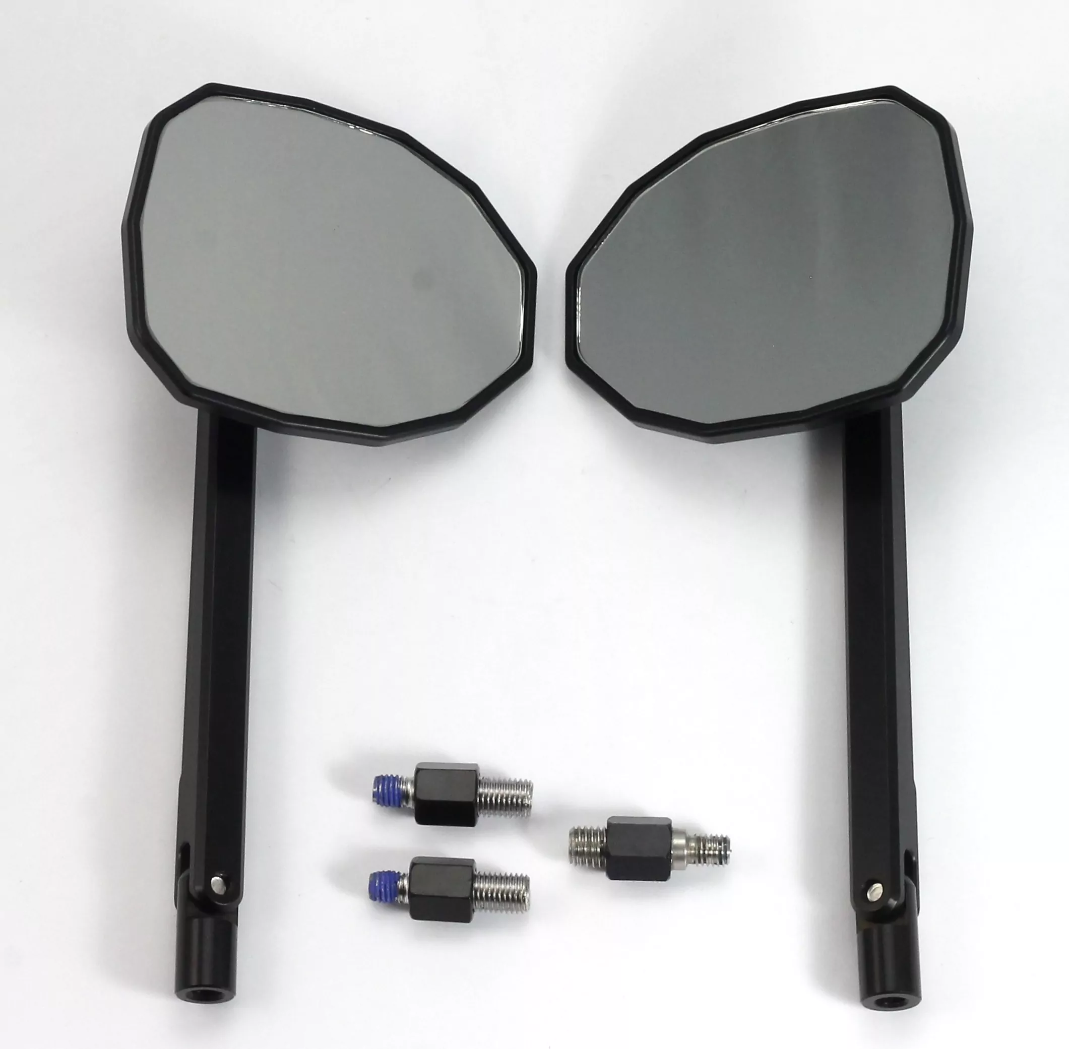 MG Biketec Spiegel Set für M10 x 1,5 mm Gewinde für BMW F 650 GS ab 2008