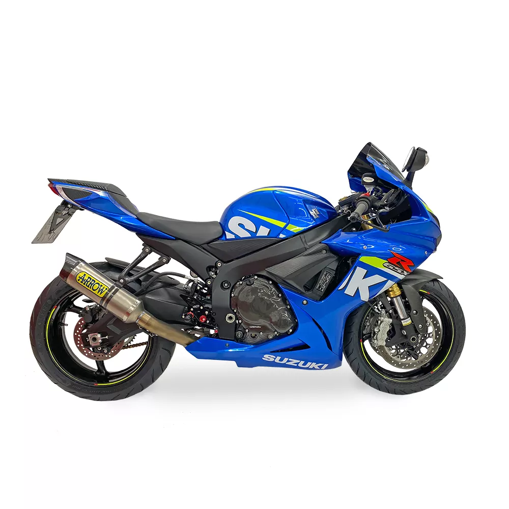 TRACK Fußrastenanlage schwarz Suzuki GSX-R750 2011-2017 mit ABE