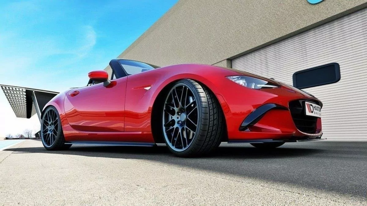 Front Ansatz Passend Für V.1 Passend Für Mazda MX-5 IV Schwarz Hochglanz Schwarz Hochglanz