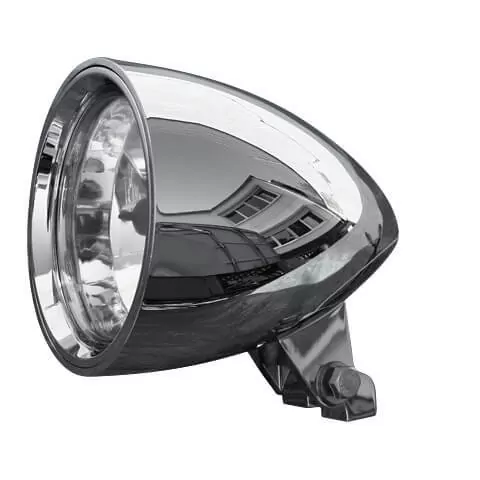 HIGHSIDER pro 4 1/2 Zoll Scheinwerfer Classic 3 Chrom E-Geprüft (1Stck)