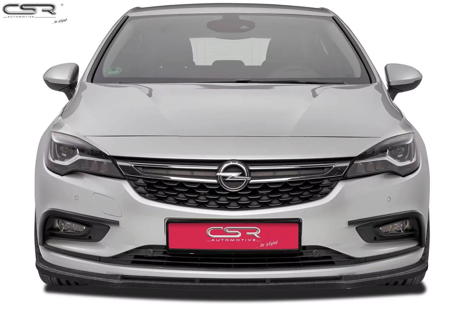 Cup-Spoilerlippe mit ABE für Opel Astra K CSL180-M Carbon Look (matt)