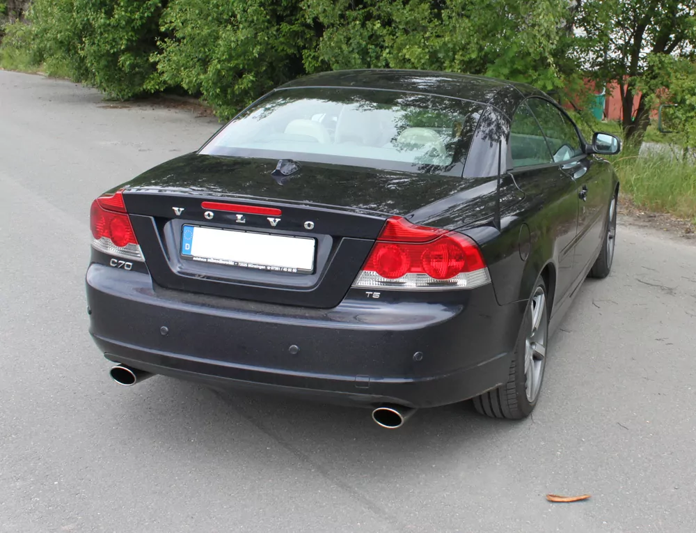 Volvo C70 II - Cabrio  Endschalldämpfer quer Ausgang rechts/links - 115x85 Typ 32 rechts/links