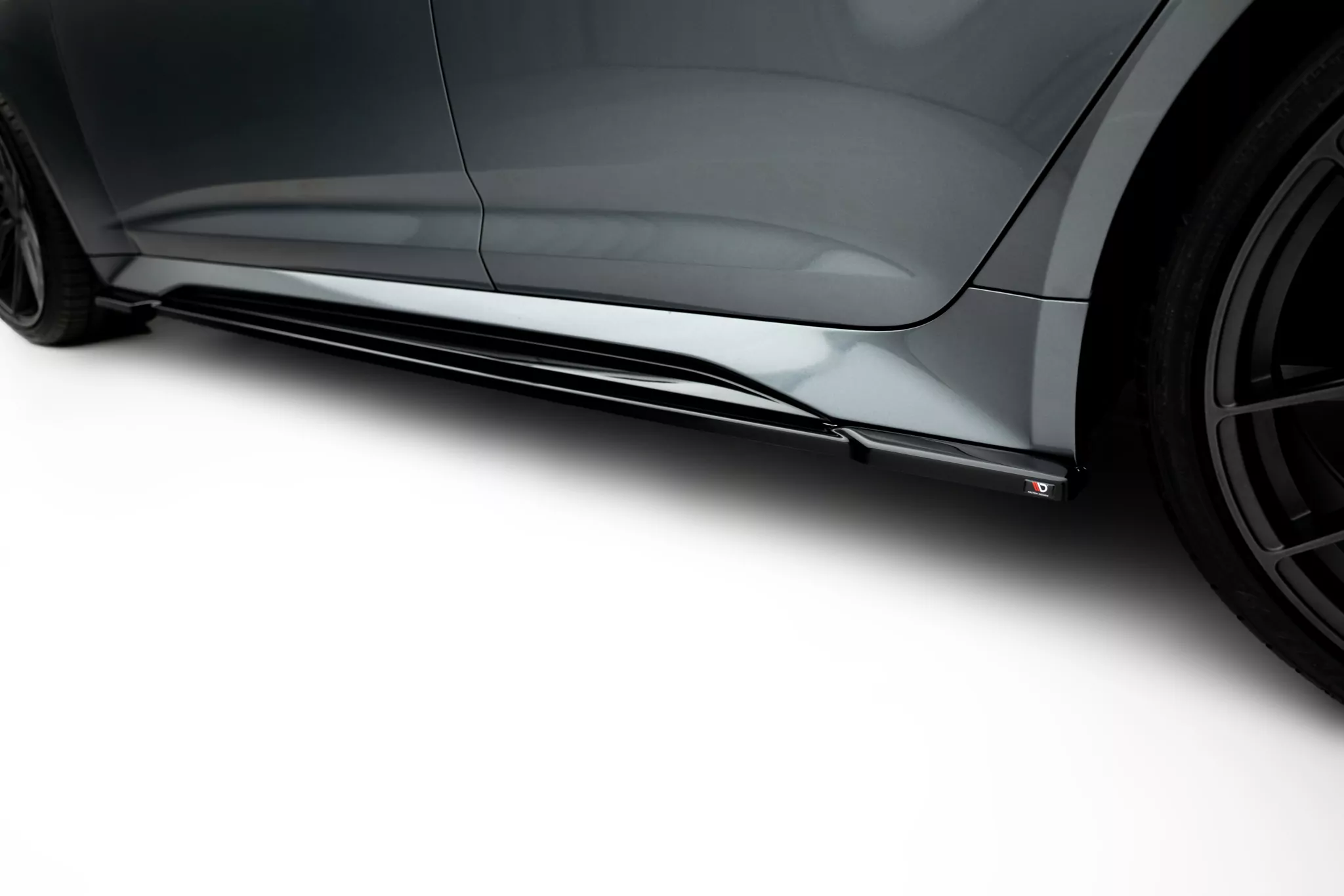 Seitenschweller Ansatz Für V.1 Für Audi RS6 C8 / RS7 C8 Schwarz Hochglanz