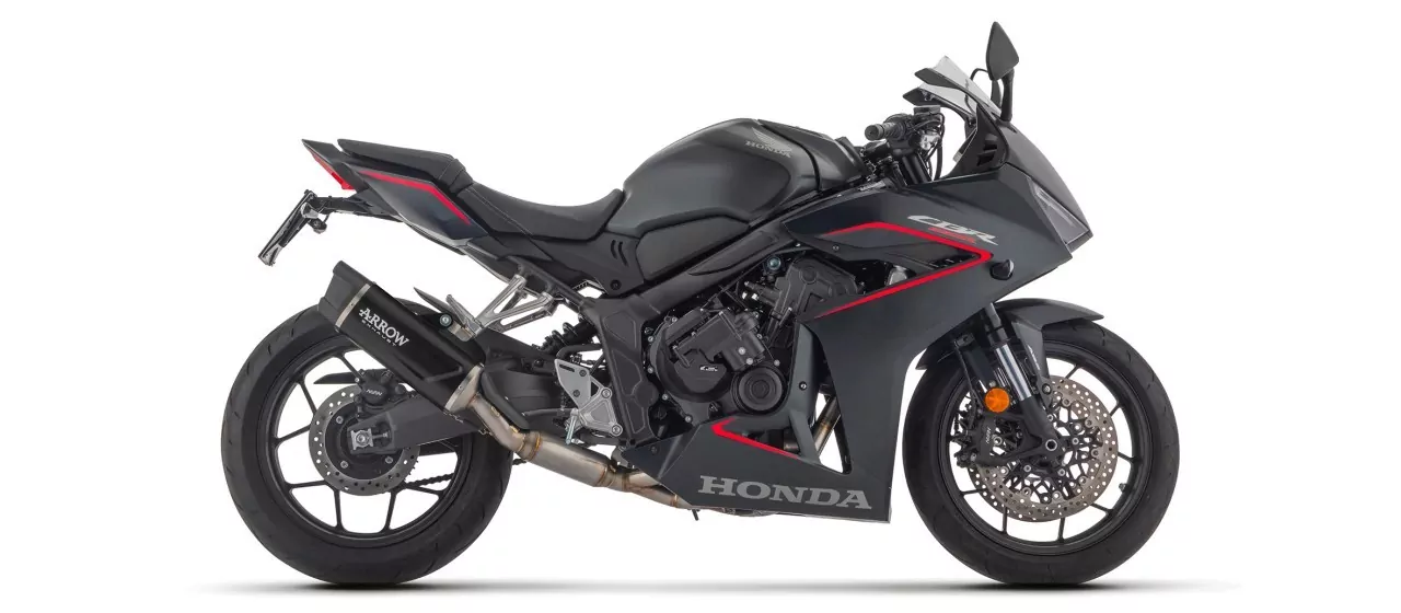 ARROW Indy Race EVO Aluminium Schwarz HONDA CB 650 R-CBR 650 R 2024-