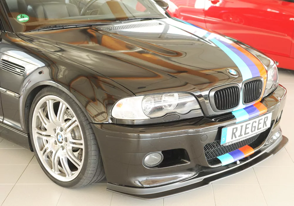 Rieger Spoilerlippe für BMW 3er E46 M3 - Cabrio 06.00- carbon optik