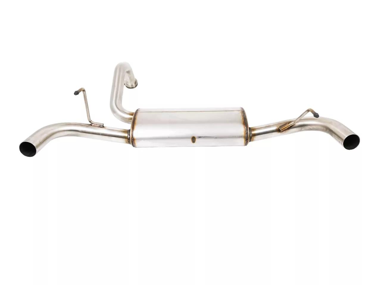 Ulter Sportauspuff für Fiat 500 ABARTH 2008- 2 Duplex Endrohre  -