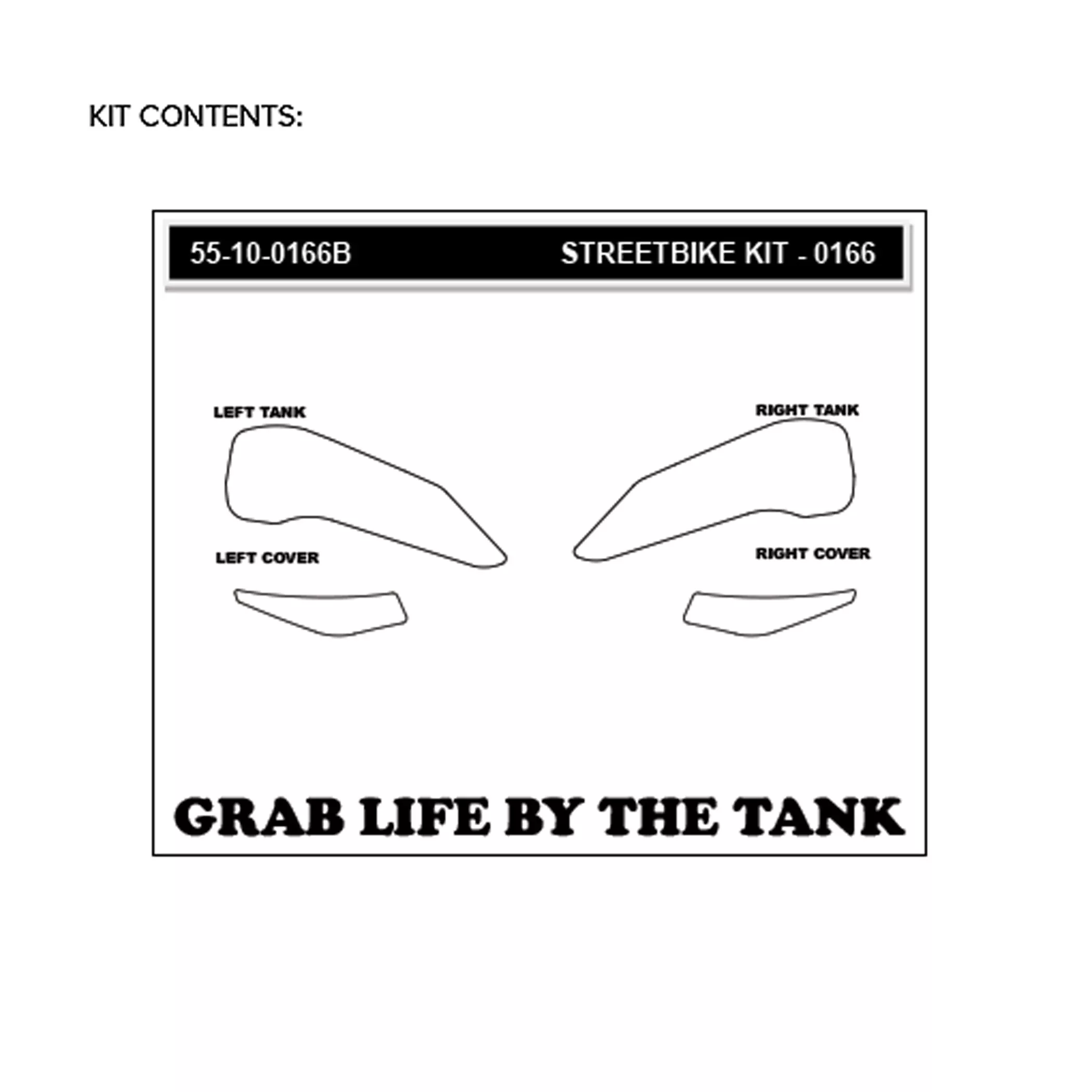 Stompgrip Traction Pad Volcano für Ducati Hypermotard 950 SP 19-22 Schwarz