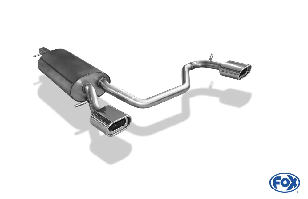 VW Passat 3B/ 3BG  Endschalldämpfer Ausgang rechts/links - 135x80 Typ 53 rechts/links