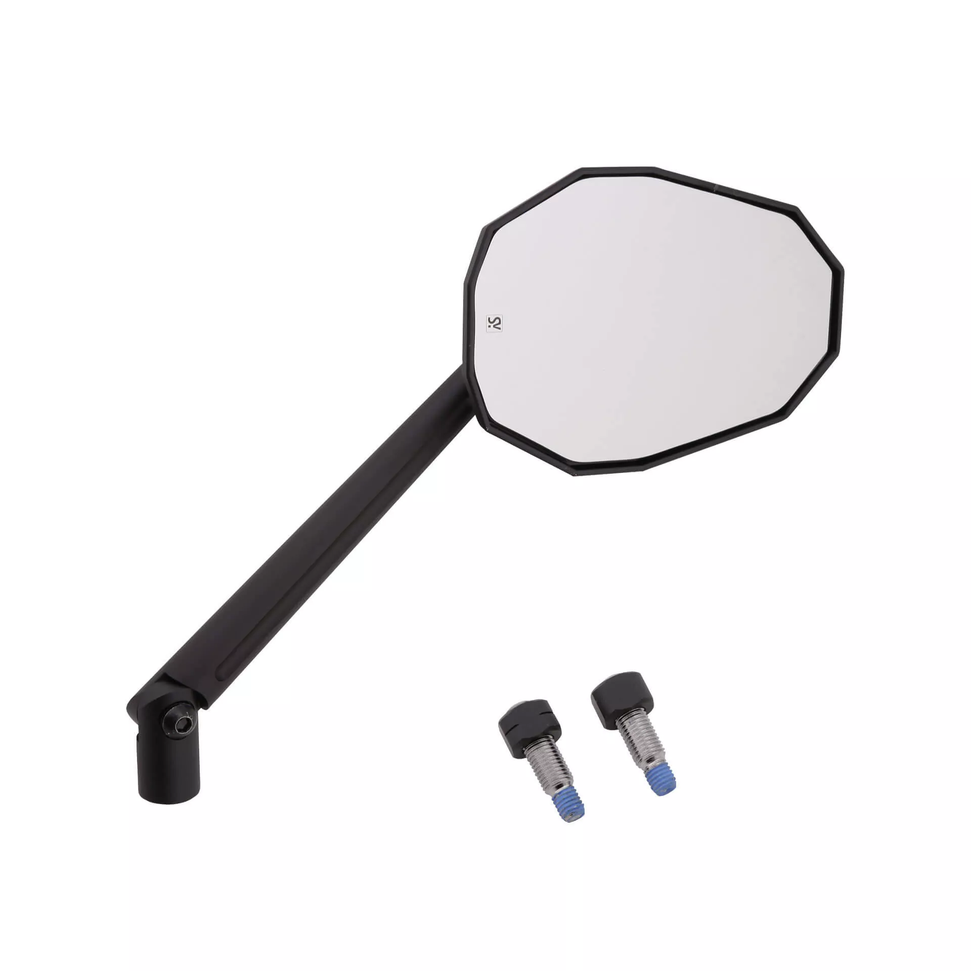HIGHSIDER smart Handlebar Mirror Straight-XL Black (1pc)