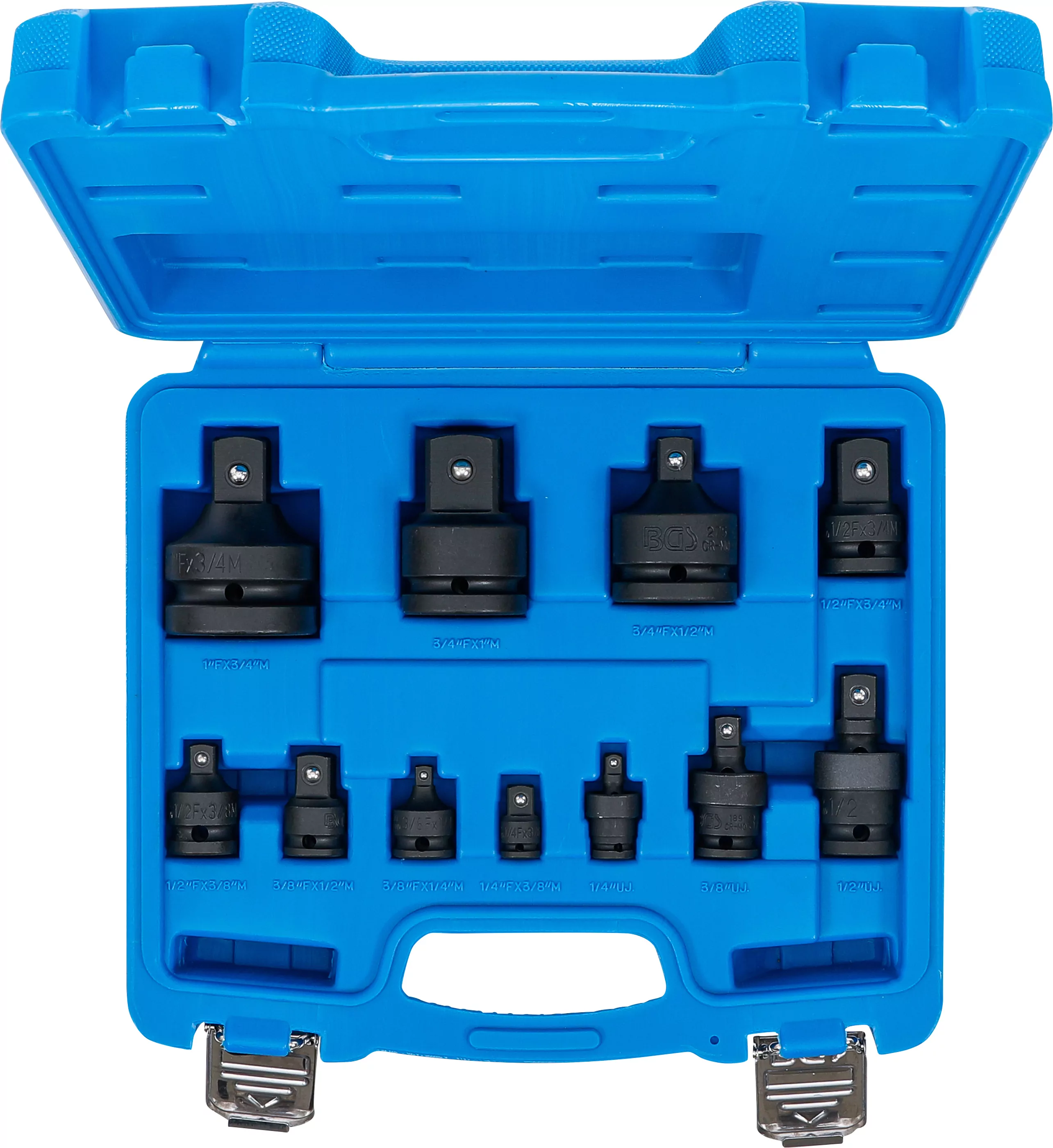 Kraft-Adapter- und Kugelgelenk-Satz | 6,3 mm (1/4") - 25 mm (1") | 11-tlg.