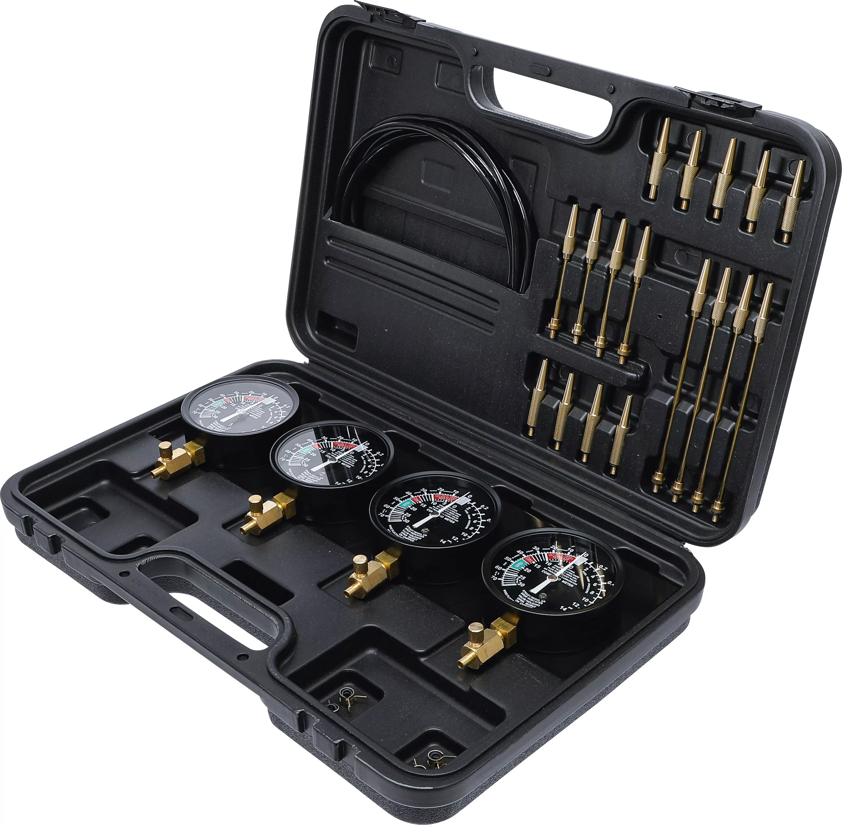 Synchron-Vergaser-Testgerät | mit 4 Synchronuhren | 26-tlg.