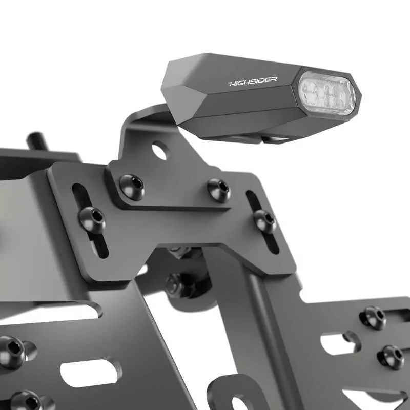 HIGHSIDER pro Split-V LED Rücklicht Schwarz/Transparent E-Geprüft (1Stck)