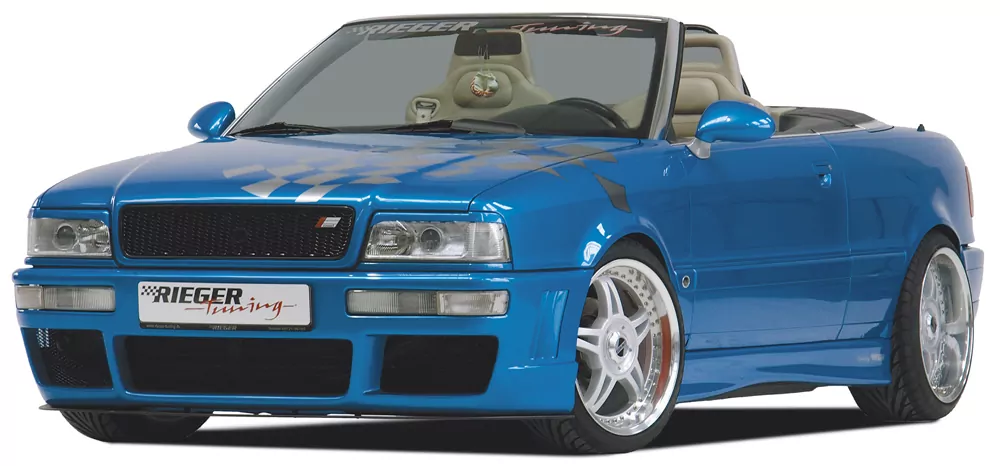 Rieger Spoilerstoßstange für Audi 80 Typ 89 | Lim. 09.91-95 -> für Serienblinker, nicht für S2!