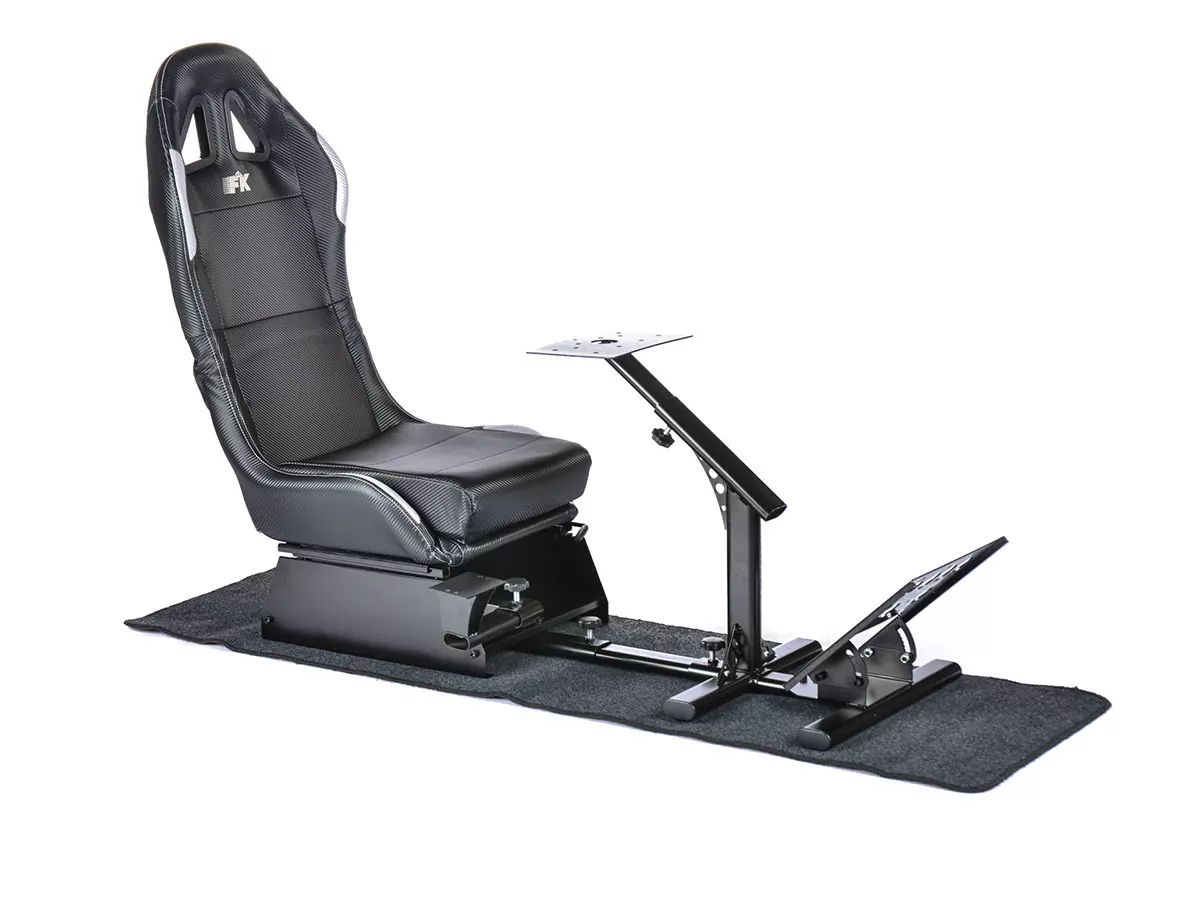 FK Schutzmatte Teppich dunkelgrau für Rennsimulator Gamesitze