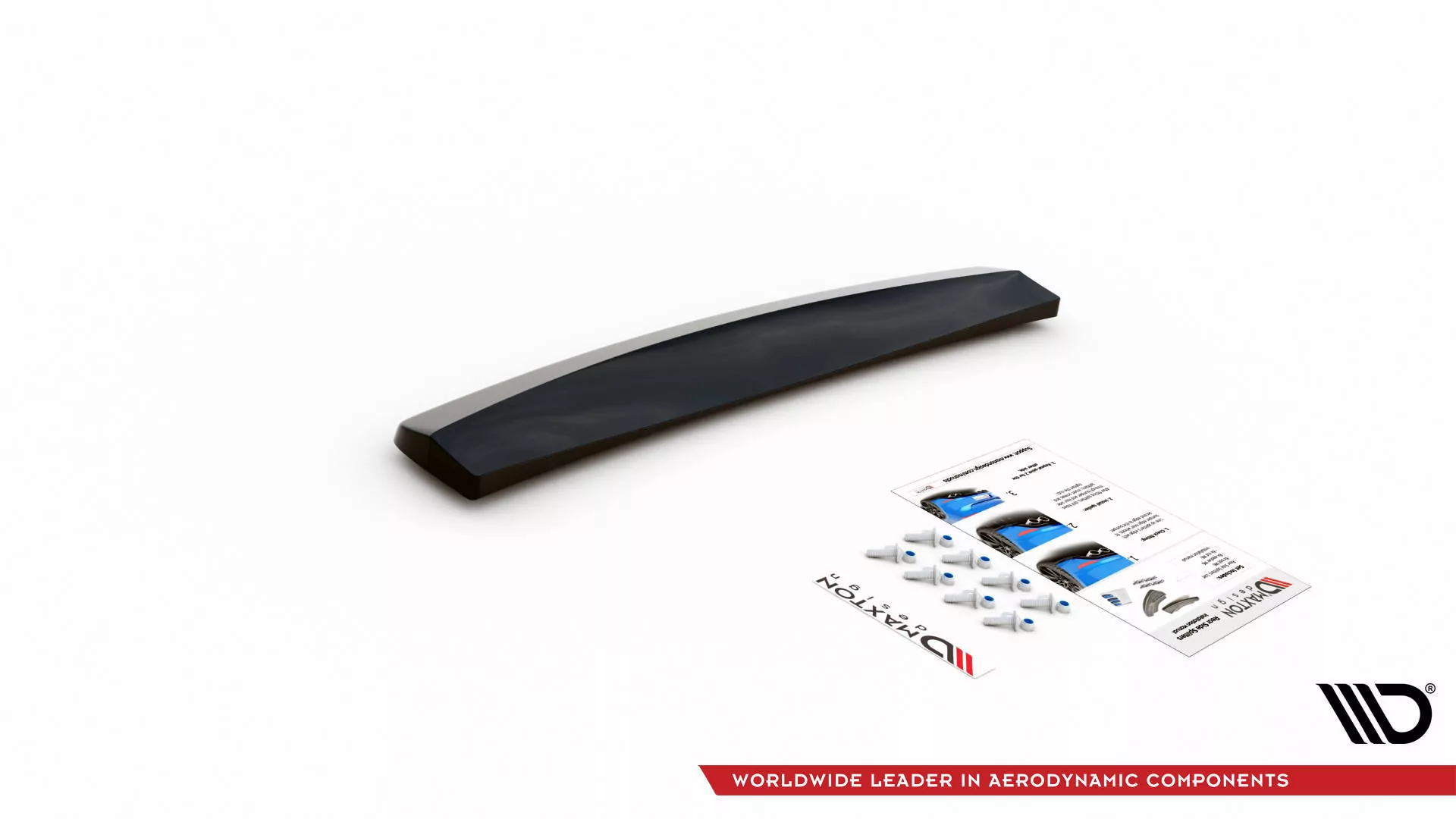 Mittlerer Diffusor Heck Ansatz Für Seat Exeo Schwarz Hochglanz