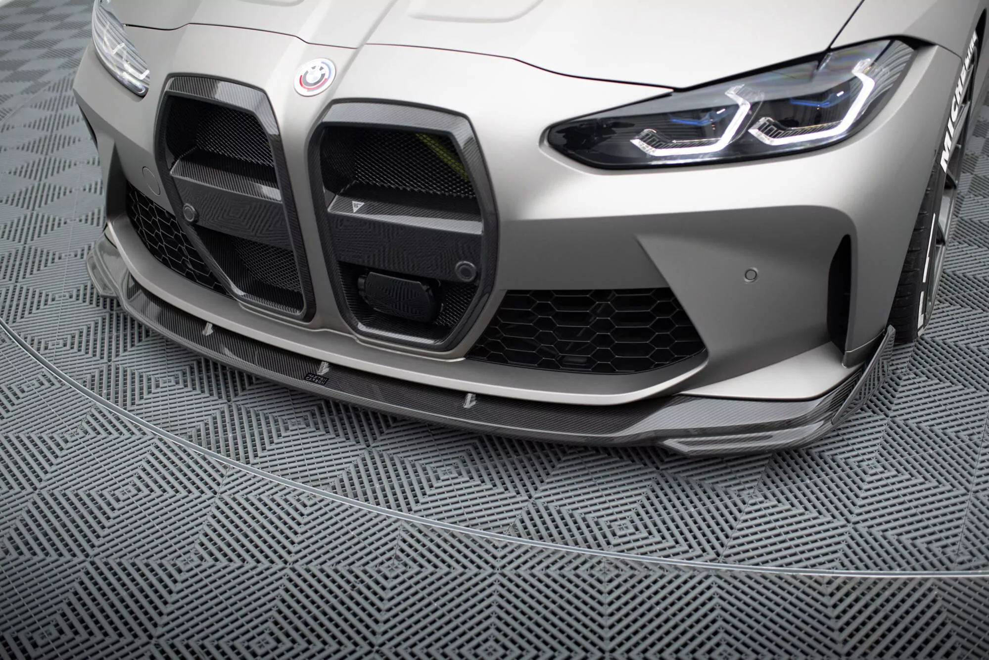 Prepreg Carbon Front Stoßstange Flaps Für BMW M4 G82 / G82 Facelift