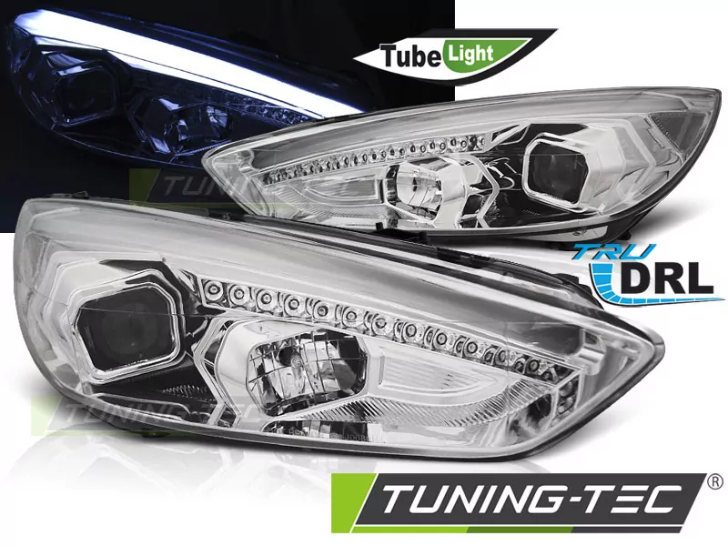 FORD FOCUS MK3 15-18 CHROME DRL LED