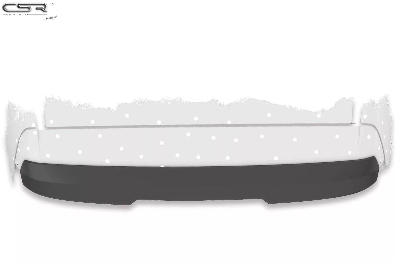 Heckflügel mit ABE für Kia Picanto (JA) HF705 Strukturiert (schwarz matt)