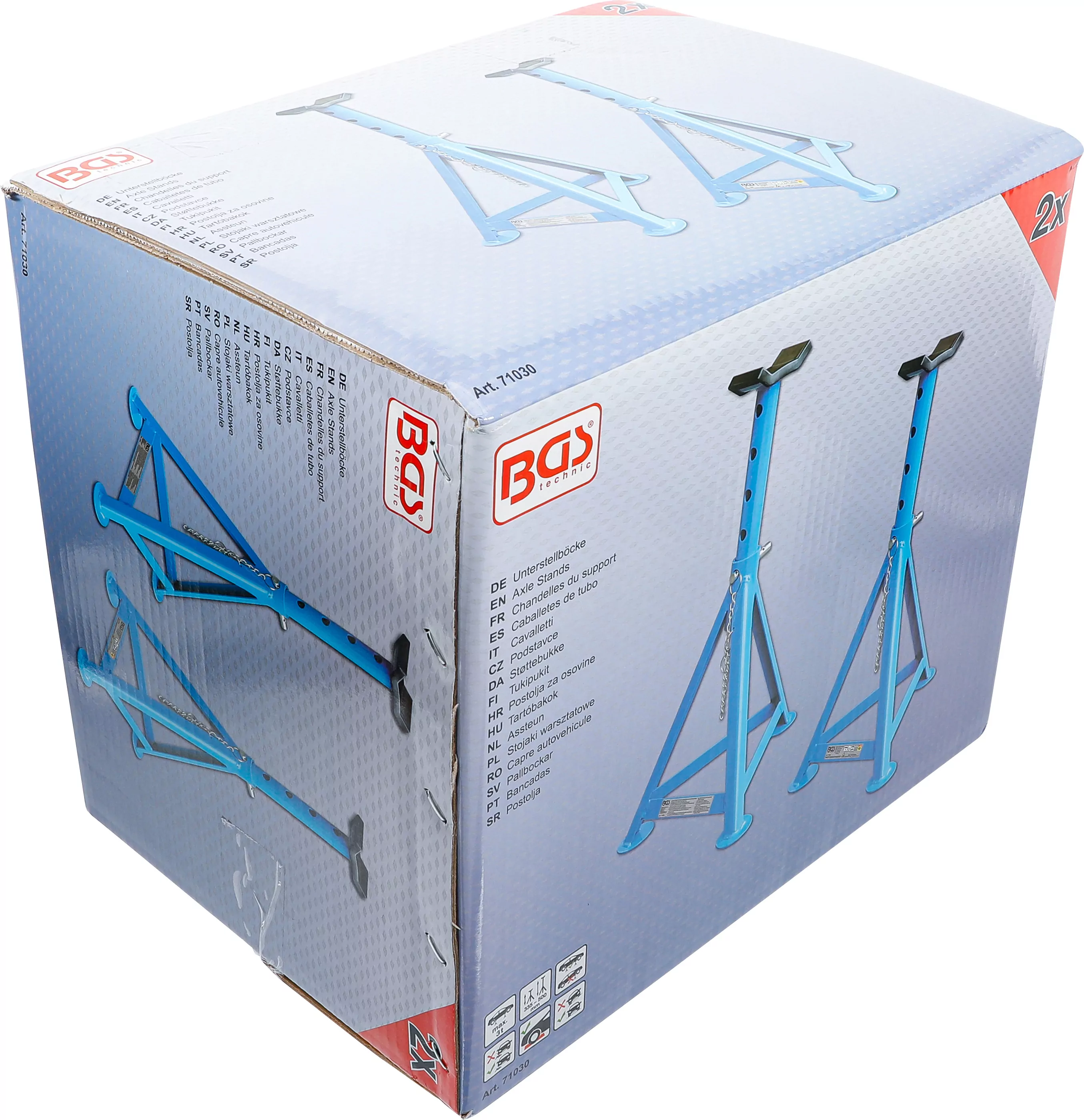 Unterstellböcke | Traglast 3000 kg / Paar | Hub 335 - 500 mm | 1 Paar