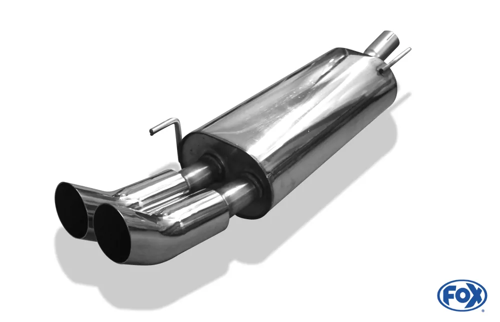 VW Golf III  Endschalldämpfer - 2x76 Typ 18