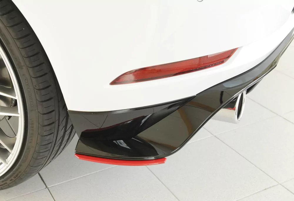 Rieger Heckschürzenansatz seitlich links für VW Golf 7 GTI-TCR | 5-tür. 01.19- für orig. Heckansatz VW Golf 7 GTI-TCR
