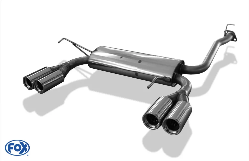 Honda Prelude IV BB2/3  Endschalldämpfer quer Ausgang rechts/links - 2x80 Typ 13 rechts/links