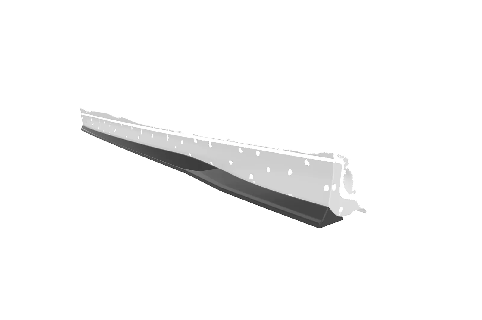 Seitenschweller für Ford Focus MK3 ST/ST-Line SS489 Schwarz Strukturiert