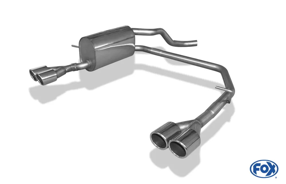 Renault Captur  Endschalldämpfer Ausgang rechts/links - 2x76 Typ 16 rechts/links