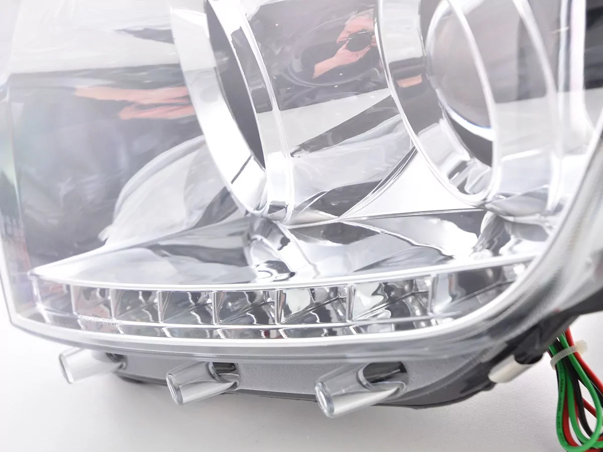 Scheinwerfer Set Daylight LED Tagfahrlicht Dacia Duster Bj. ab 2014 chrom