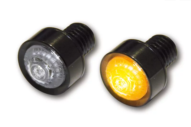 HIGHSIDER pro Mono LED Indicator Black/Translucent E-Approved (Pair)